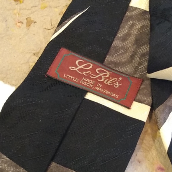 Vintage Silk Men's Tie - Picture 4 of 6